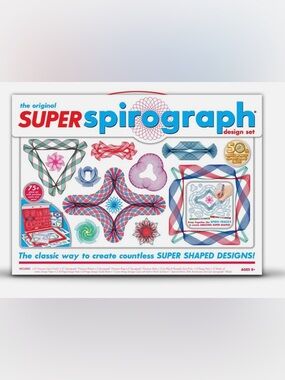 NEW NWT NIB The Original SUPER Spirograph Design Set 50th Ann Limited Edition